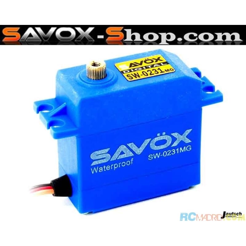 Servo Savox SW-0231MG Waterproof (15Kgr / 0.17sec) Servo Savox SW-0231MG Waterproof (15Kgr / 0.17sec)