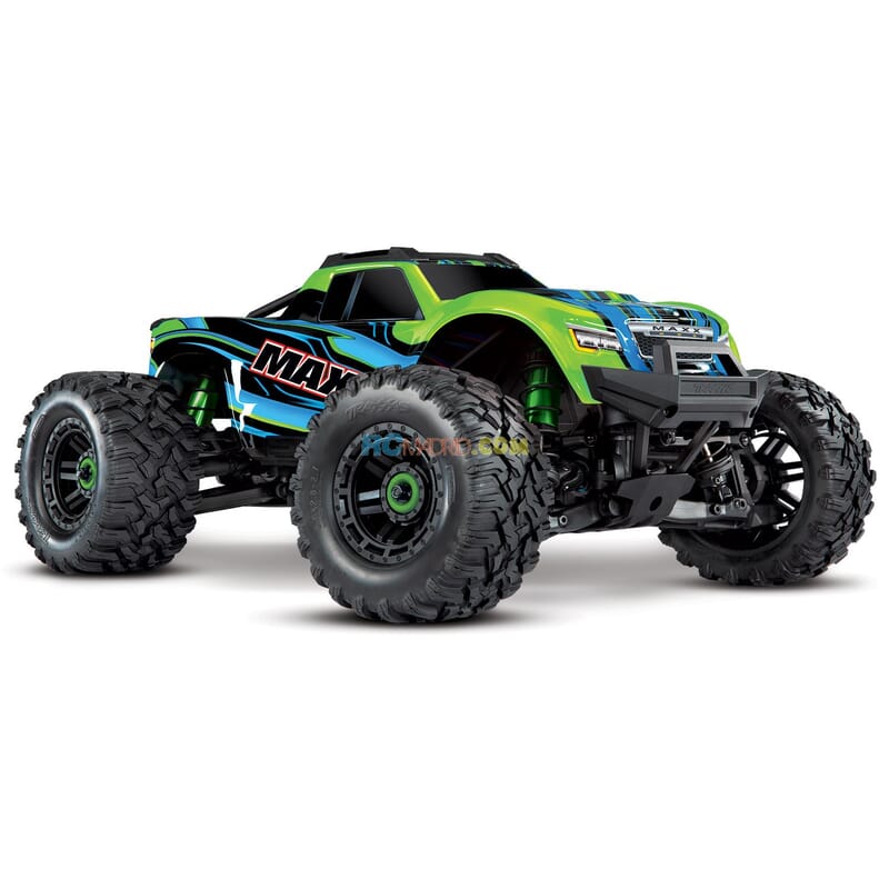 Traxxas Maxx 1/10 Scale 4WD Brushless electrico Monster Truck, VXL 4S, TQi VerdeX Traxxas Maxx 1/10 Scale 4WD Brushless electrico Monster Truck, VXL 4S, TQi VerdeX
