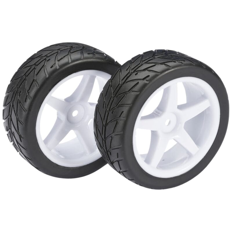 Ruedas frontales Buggy "5 Spoke/Street" 1:10 blanco Ruedas frontales Buggy "5 Spoke/Street" 1:10 blanco