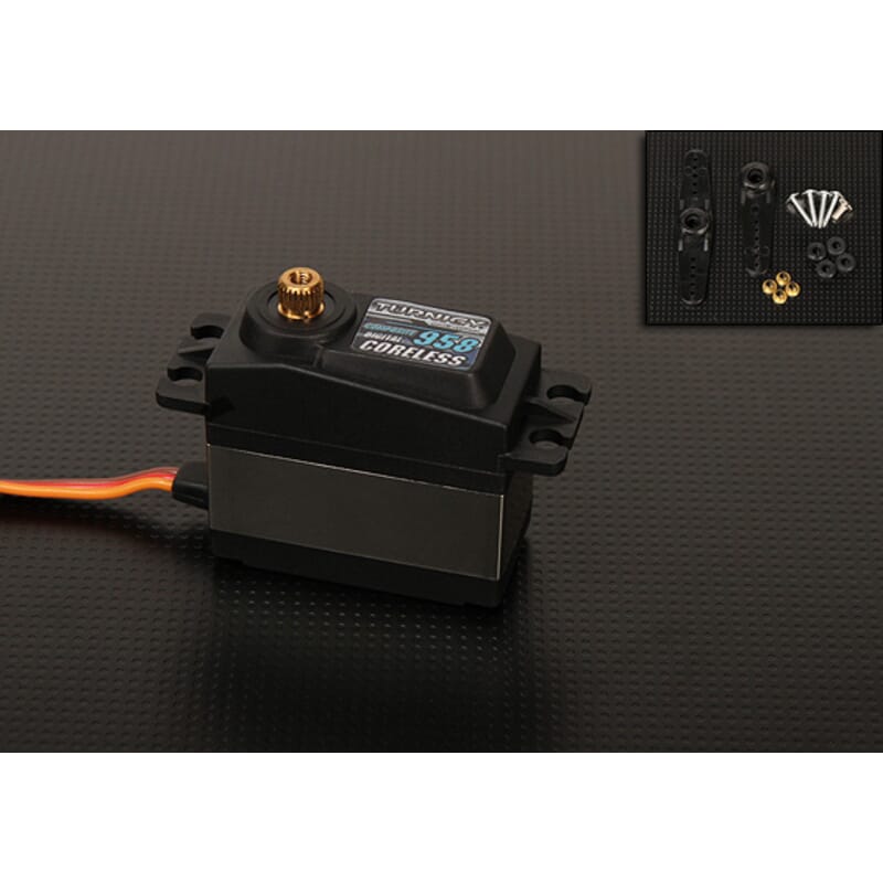Towerpro MG958 Composite Digital Metal Gear Servo 18kg / 62g / 0.15sec
Towerpro MG958 Composite Digital Metal Gear Servo 18kg / 62g / 0.15sec