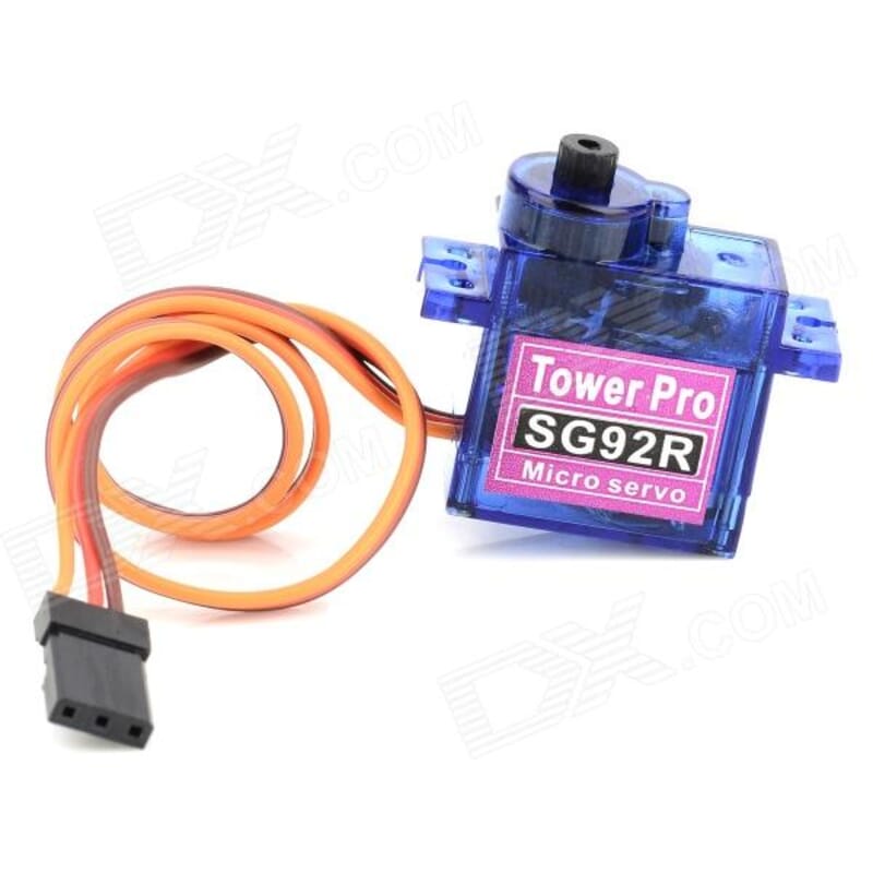 Servo micro SG92R 9g / 2.5kg / .10sec piast� fibra de carbono Servo micro SG92R 9g / 2.5kg / .10sec piast� fibra de carbono
