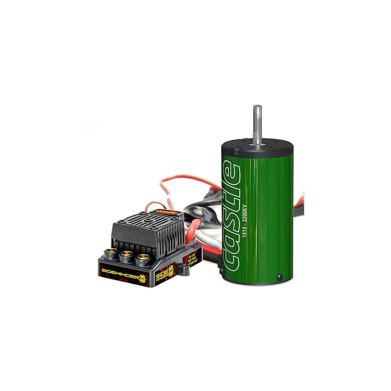 Variador Sidewinder 1:8 con motor 1515B de 2200KV Variador Sidewinder 1:8 con motor 1515B de 2200KV