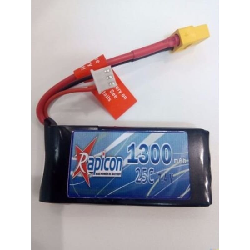 Lipo Rapicon 11.1V 1300mAh 3S 30C Lipo Rapicon 11.1V 1300mAh 3S 30C