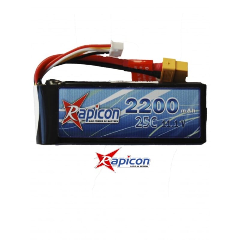 Lipo Rapicon 11.1V 2200mAh 3S 25C Lipo Rapicon 11.1V 2200mAh 3S 25C