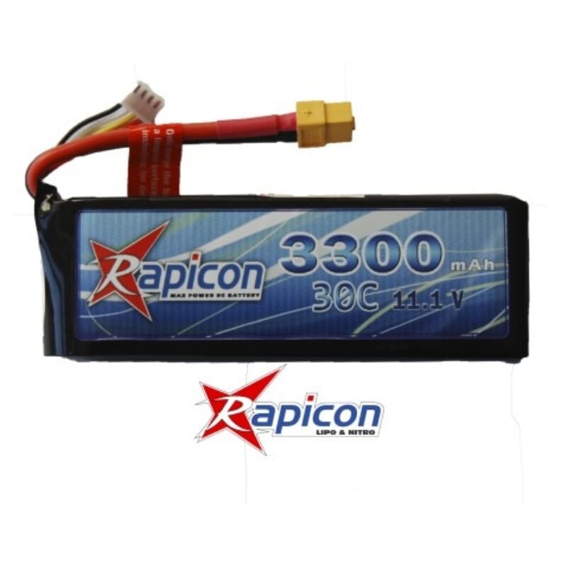Lipo Rapicon 11.1V 3500mAh 3S 30C Lipo Rapicon 11.1V 3500mAh 3S 30C