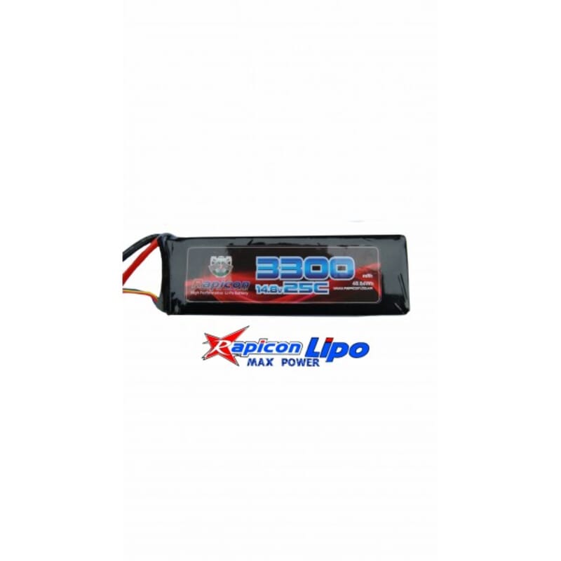 Lipo Rapicon 14.8V 3300mAh 4S 30C Lipo Rapicon 14.8V 3300mAh 4S 30C