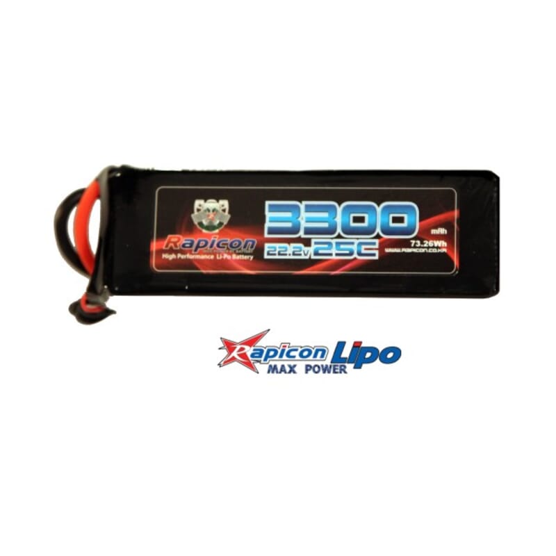 Lipo Rapicon 22.2V 3300mAh 6S 25C Lipo Rapicon 22.2V 3300mAh 6S 25C