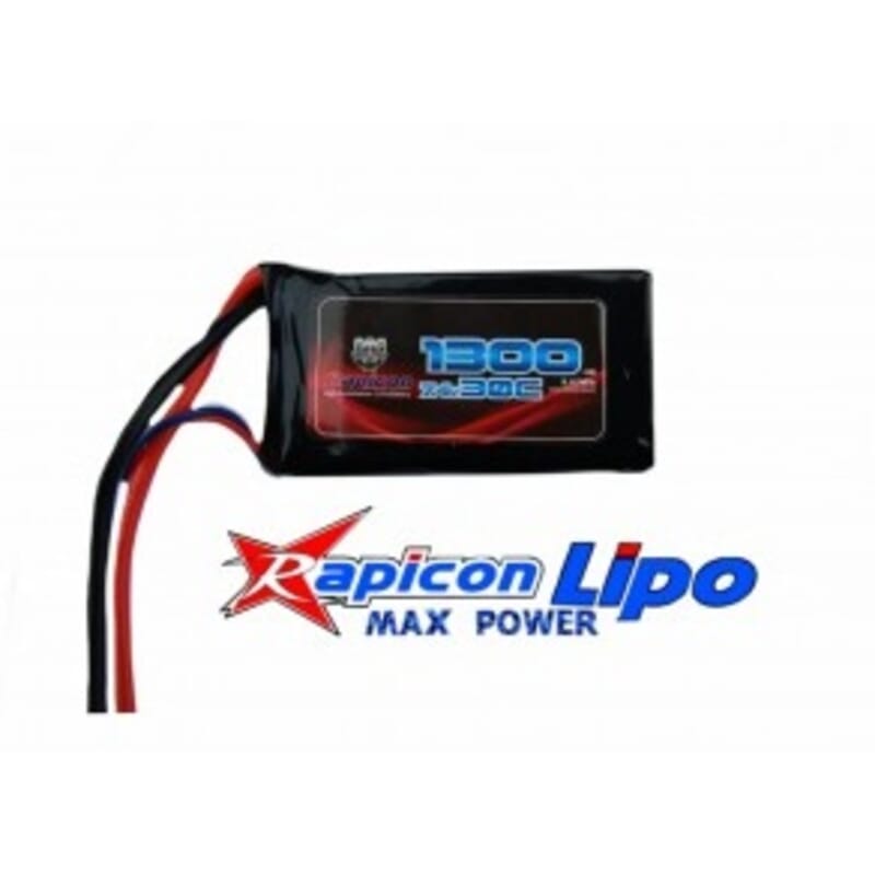 Lipo Rapicon 7.4V 350mAh 2S 30C Indoor Lipo Rapicon 7.4V 350mAh 2S 30C Indoor