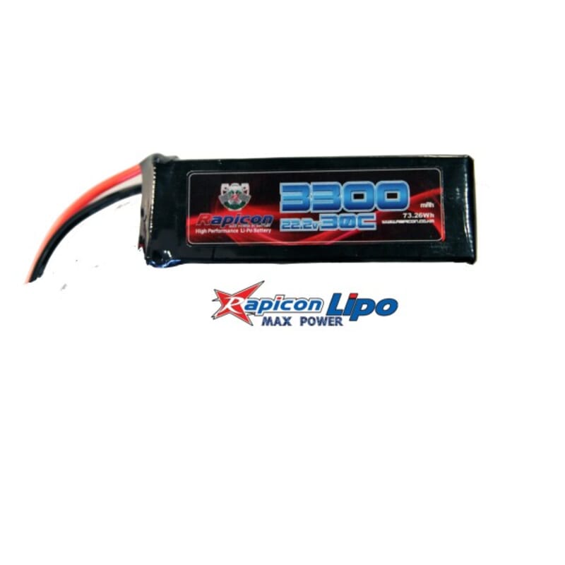 Lipo Rapicon 22.2V 3300mAh 6S 30C Lipo Rapicon 22.2V 3300mAh 6S 30C