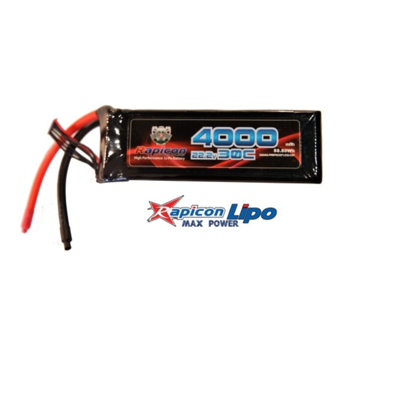 Lipo Rapicon 22.2V 4000mAh 6S 30C Lipo Rapicon 22.2V 4000mAh 6S 30C