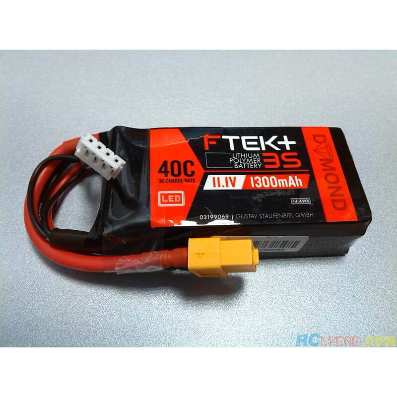 Lipo Dymond FTEK+ 3S 1300mah 40C Lipo Dymond FTEK+ 3S 1300mah 40C