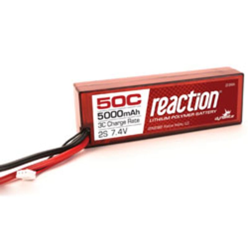 Reaction Lipo 2S 5000 50C caja dura Reaction Lipo 2S 5000 50C caja dura